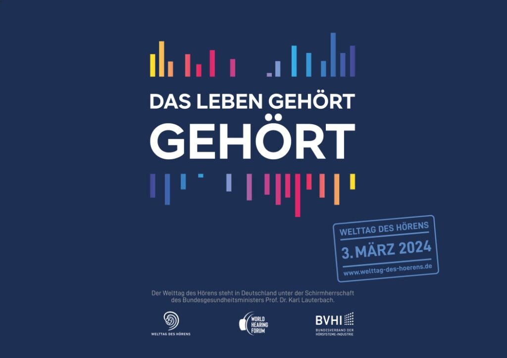 Plakat des Welttag des Hörens 2024